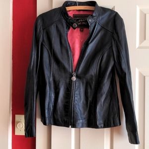 Coach like new leather jacket
